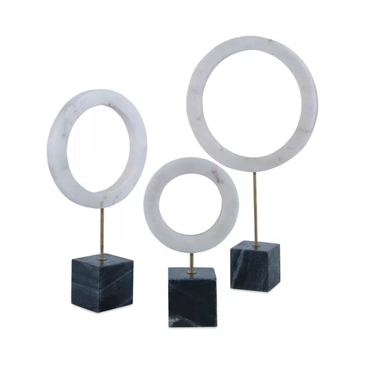 Yumna Sculpture | Marble 3 Piece Set